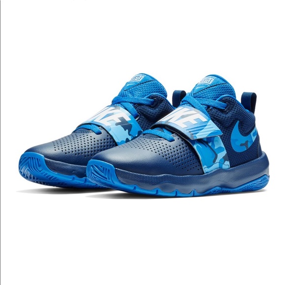 nike team hustle d8 blue camo